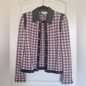 St. John pink jacket and skirt set